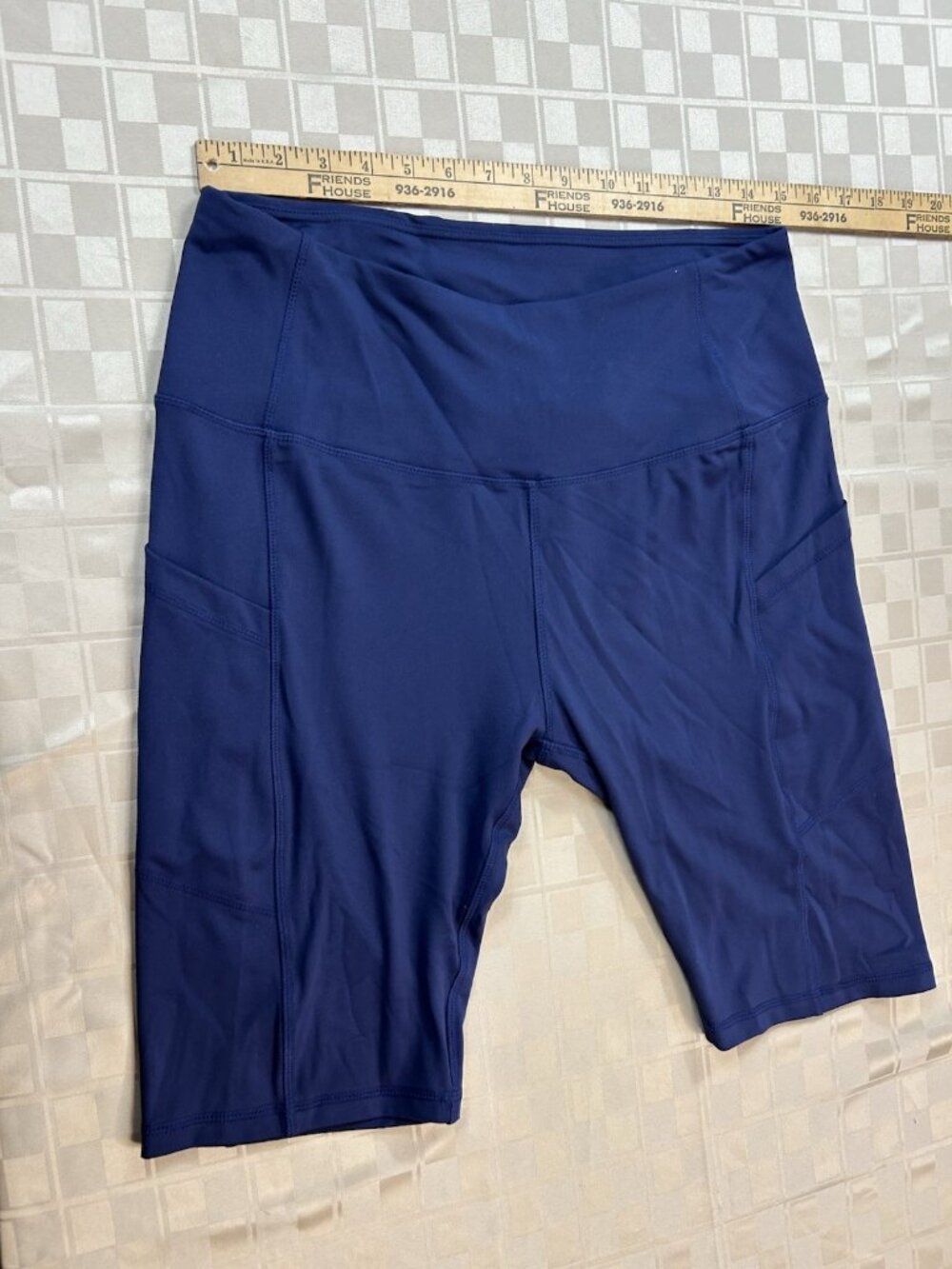 3 Pack 10 inch Biker Shorts Bundle | XL | Navy Wine Black